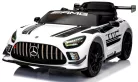 Eredeti Mercedes GT3 Evo- elektromos kisautó, fehér