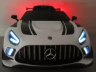 Eredeti Mercedes GT3 Evo- elektromos kisautó, fehér