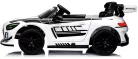 Eredeti Mercedes GT3 Evo- elektromos kisautó, fehér