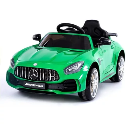 Mercedes AMG GTR elektromos kisautó 12V - zöld