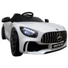 Mercedes AMG GTR elektromos kisautó 12V – fehér