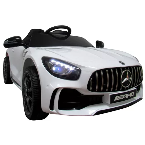 Mercedes AMG GTR elektromos kisautó 12V – fehér