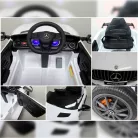 Mercedes AMG GTR elektromos kisautó 12V – fehér