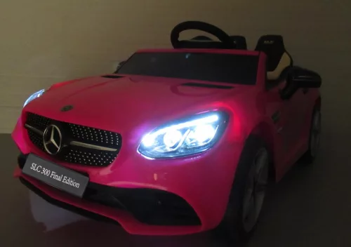 Mercedes SLC 300 elektromos kisautó – Rózsaszín