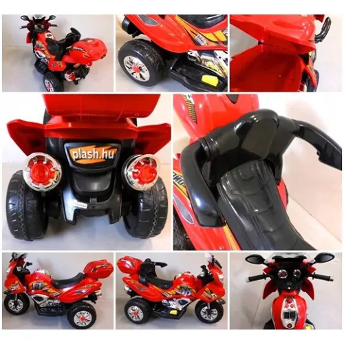 Elektromos gyerek Nagy Motor - M3 - 12V,  piros