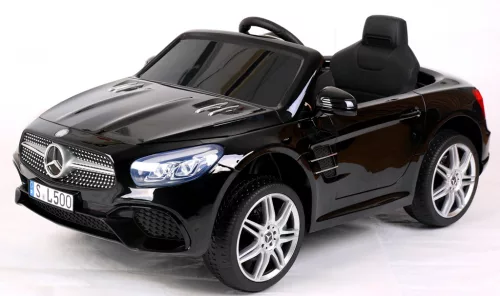 Fekete Mercedes SL500  elektromos kisautó