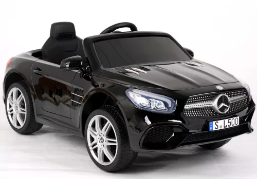 Fekete Mercedes SL500  elektromos kisautó