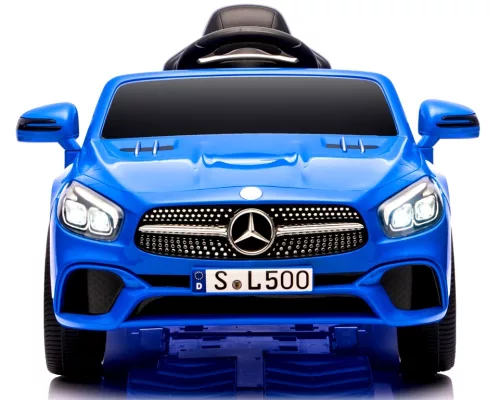 Kék (Lakkozott) Mercedes SL500  elektromos kisautó