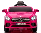 Rózsaszín Mercedes SL500  elektromos kisautó