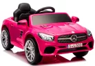 Rózsaszín Mercedes SL500  elektromos kisautó