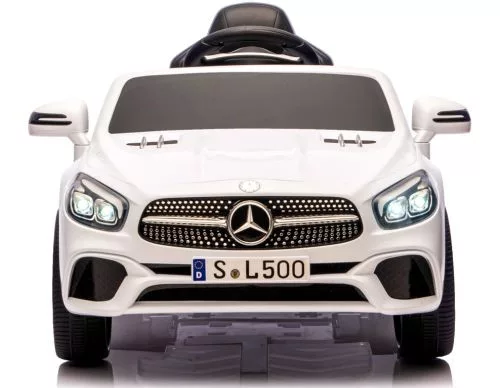 Fehér Mercedes SL500  elektromos kisautó