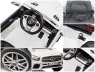 Fehér Mercedes SL500  elektromos kisautó
