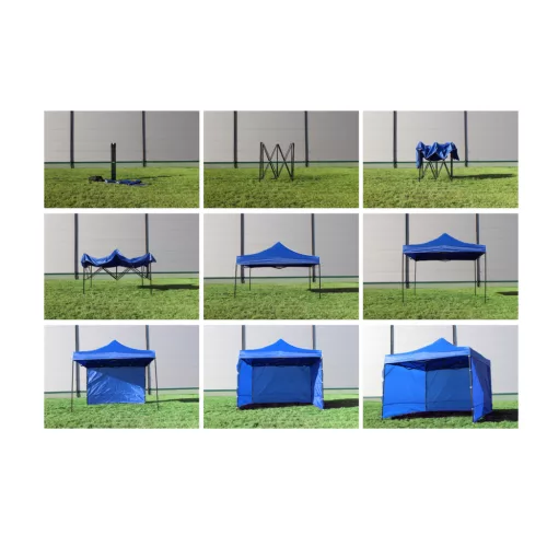 Kereskedői Rendezvénysátor 3×3 m Kék