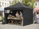Kereskedői Rendezvénysátor 3×3 m Szürke