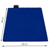 200x200 cm-es piknik takaró, kék, hordozó füllel