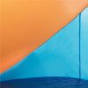 Önfelállító strandsátor, kék-narancssárga, 200x120 cm