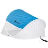 Önfelállító strandsátor, kék-fehér, 200x120 cm-es Pop up sátor
