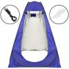 Önfelállító öltöző sátor, kék, 190x120 cm-es Pop-Up sátor