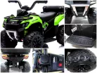 Elektromos QUAD gyerekeknek, zöld