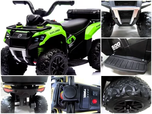 Elektromos QUAD gyerekeknek, zöld