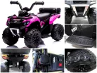 Elektromos QUAD gyerekeknek, rózsaszín