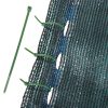 Kábelkötegelő árnyékoló hálóhoz, 2,5x100mm, 100 db, zöld