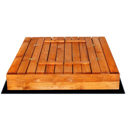 Homokozó paddal (lecsukható) 150x150 cm , + geotextil és takaróponyva