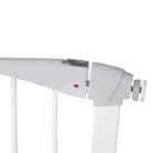 Biztonsági rács, állítható méretű babarács, fehér lépcsővédő, 76-85 cm
