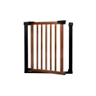 Biztonsági gyermek rács, állítható, fa/fém, 75-110 cm
