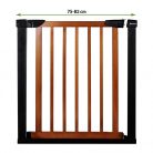 Biztonsági gyermek rács, állítható, fa/fém, 75-82 cm