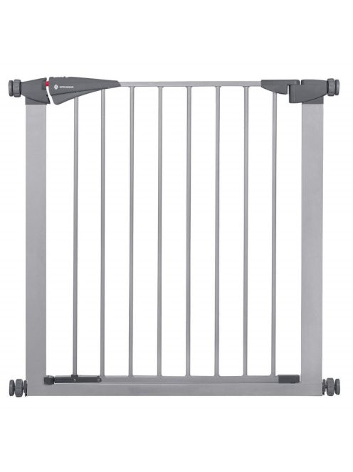 Biztonsági gyermek rács, állítható méretű lépcsővédő, 79-91 cm, szürke