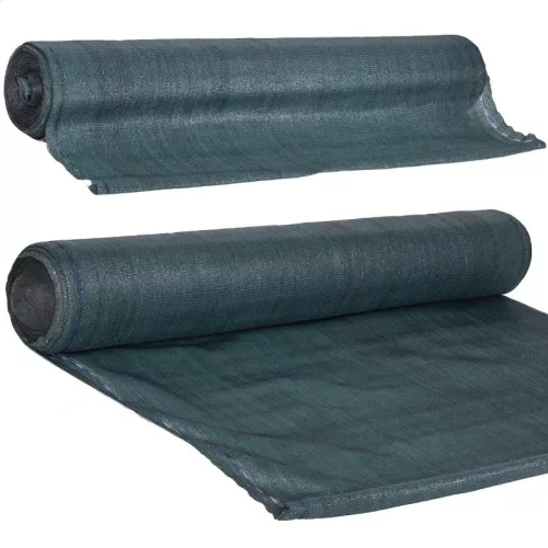 Árnyékoló háló, 90%-os betekintésgátló, 1,5m x 50m, zöld