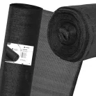 Árnyékoló háló, 90%-os, 1,5m x 25m, fekete betekintésgátló