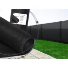 Árnyékoló háló, 62%-os betekintésgátló, 1,55m x 50m, fekete