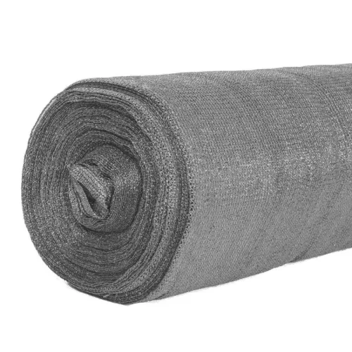 Árnyékoló háló, 90%-os betekintésgátló, 1,5m x 50m, szürke
