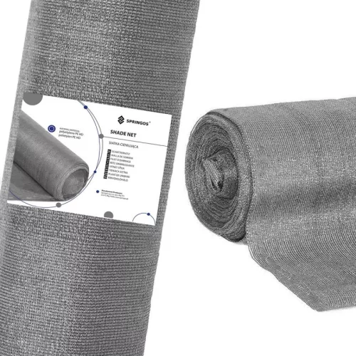 Árnyékoló háló, 90%-os betekintésgátló, 1,5m x 25m, szürke