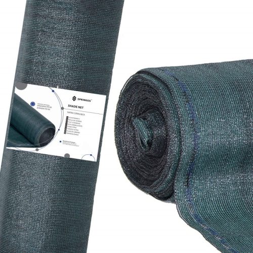 Árnyékoló háló, 90%-os betekintésgátló, 1,2m x 25m, zöld