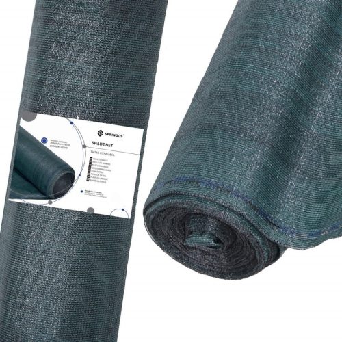 Árnyékoló háló, 90%-os betekintésgátló, 1,2m x 25m, zöld