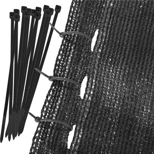 Árnyékoló háló, 95%-os, 1,7m x 10m, 50 db. kábelkötegelővel