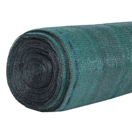 Árnyékoló háló, 95%-os, 1,7m x 25m, zöld+100 db. kábelkötegelő