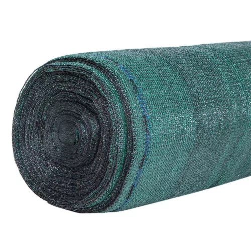 Árnyékoló háló, 90%-os, 1,5m x 10m, zöld, 50 db. kábelkötegelő