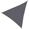 Árnyékoló vitorla 4x4x4m háromszögletű sötétszürke
