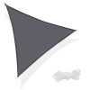Árnyékoló vitorla 3x3x3m háromszögletű sötétszürke
