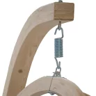 Függőfotel állvánnyal, SwingPod prémium függőkosár, piros párna