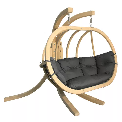Függőfotel állvánnyal, SwingPod XL függőkosár állvánnyal, grafit színű párnával
