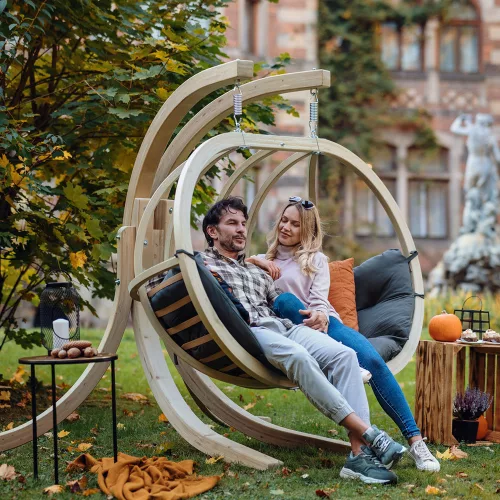 Függőfotel állvánnyal, SwingPod XL függőkosár állvánnyal, grafit színű párnával