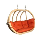 SwingPod XL kétszemélyes függőfotel, piros párnával