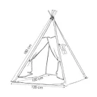 Indián sátor, Fekete felhő mintás