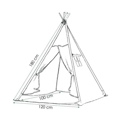 Indián sátor, Fekete felhő mintás