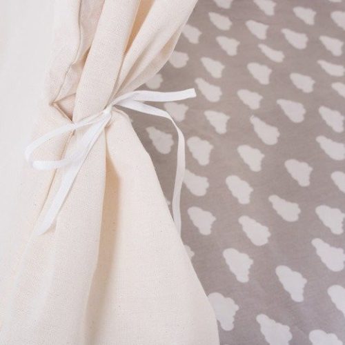 Indián sátor, Teepee - szürke felhőmintás